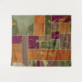 Herfst Luxe | Geometrische Gouden Juwelen Toon Mar Wandkleed (Voorkant (horizontaal))