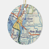 Herfst MA  kaart Keramisch Ornament (Links)