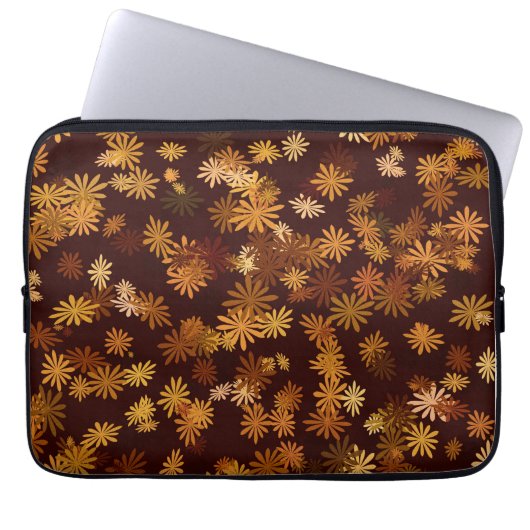 Herfst Madeliefjes Laptop Sleeve (Voorkant)
