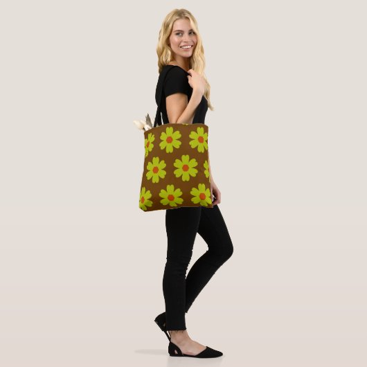 Herfst Madeliefjes Tote Bag (Op model)