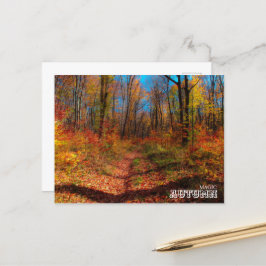 Herfst Magic Forest Briefkaart
