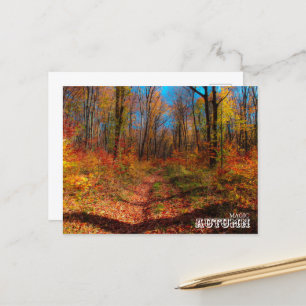 Herfst Magic Forest Briefkaart