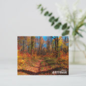 Herfst Magic Forest Briefkaart (Staand voorkant)