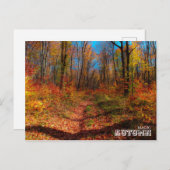 Herfst Magic Forest Briefkaart (Voorkant / Achterkant)