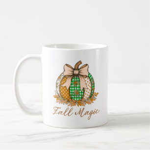 Herfst Magic Patchwork Pumpkin Coffee Mok