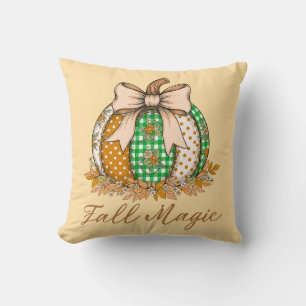 Herfst Magic Patchwork Pumpkin Sierkussen