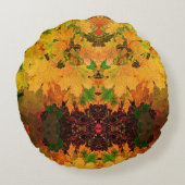 Herfst Magic Ronde kussen (Achterkant)
