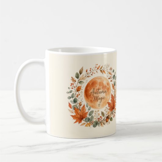 Herfst Magie Maan Botanische Koffiemok (Links)