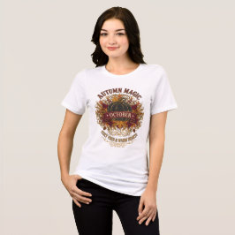 Herfst Magisch Oktober T-shirt – Gezellige Vibes &