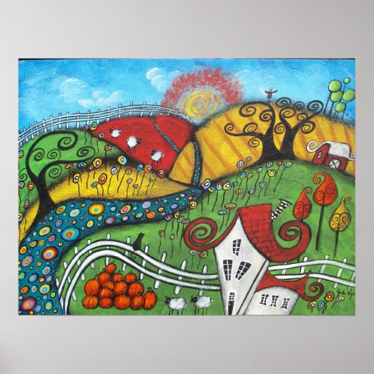 Herfst Magisch Poster (Voorkant)