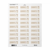 Herfst Mailbox Retouradres Etiket (Full Sheet)