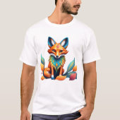 Herfst Male Fox Alebrije T-shirt (Voorkant)