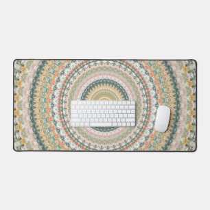 Herfst Mandala Boho Hippie Retro Abstracte Kunst Bureaumat