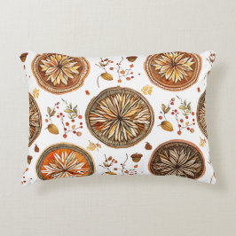 herfst-mandala-patroon accent kussen