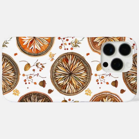 herfst-mandala-patroon Case-Mate iPhone case (Achterkant (horizontaal))
