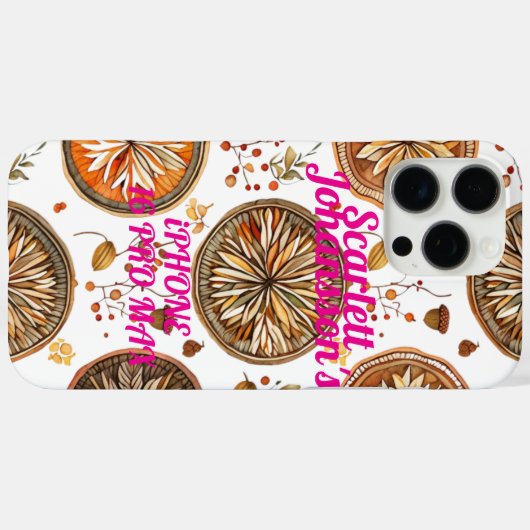 herfst-mandala-patroon Case-Mate iPhone case (Achterkant (horizontaal))