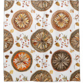 herfst-mandala-patroon douchegordijn (Voorkant)