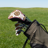 herfst-mandala-patroon golfheadcover (Insitu)