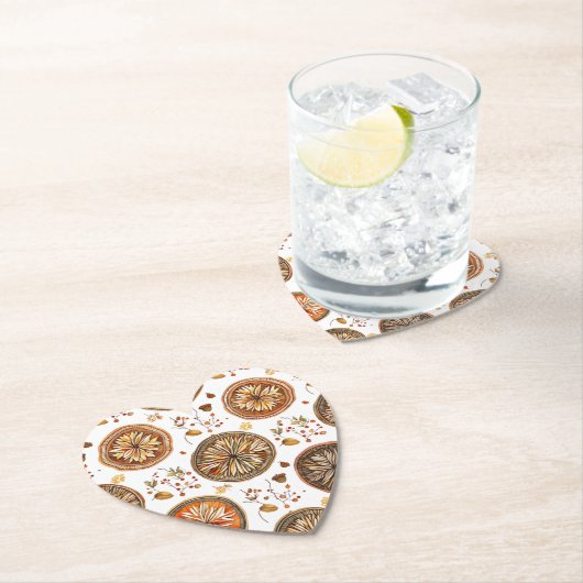 herfst-mandala-patroon kartonnen onderzetters (Insitu)