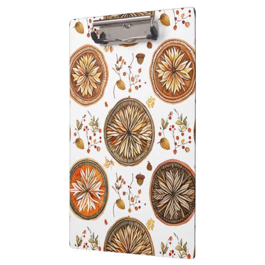 herfst-mandala-patroon klembord (Links)