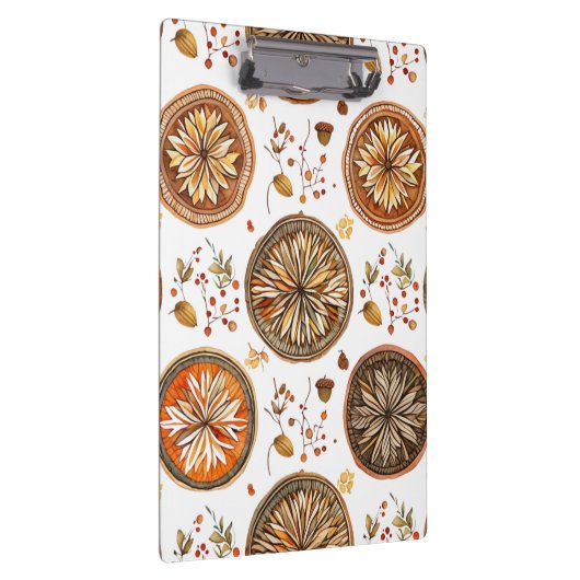 herfst-mandala-patroon klembord (Rechts)