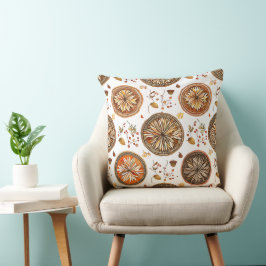 herfst-mandala-patroon kussen