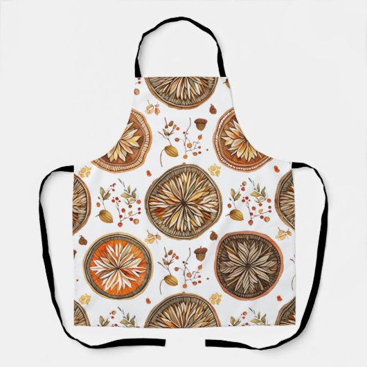 herfst-mandala-patroon schort (Voorkant)