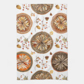 herfst-mandala-patroon theedoek (Verticaal)