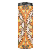 Herfst Mandala Reizen Warme Herfstbladeren Boho Thermosbeker (Achterkant)