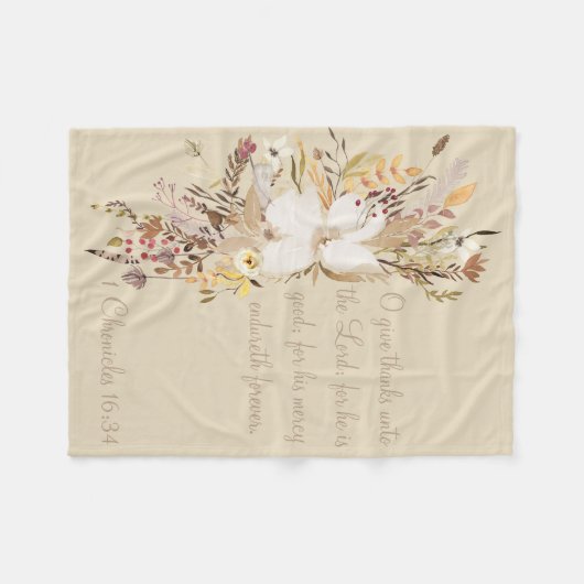 Herfst Manuscript van de Manuscript van het Collec Fleece Deken (Voorkant (Horizontaal))