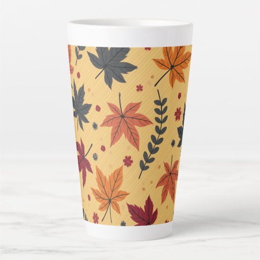 Herfst Maple Cup Latte Mok (Voorkant)