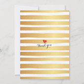 Herfst Maple laat Kaarten van pompoenen Baby showe (Achterkant)