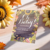 Herfst Maple laat Kaarten van pompoenen Baby showe