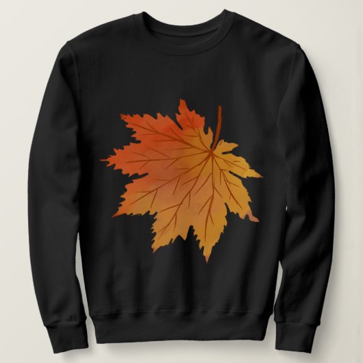 Herfst Maple Leaf Art T-shirt – Herfstkleuren Mini (Design voorkant)
