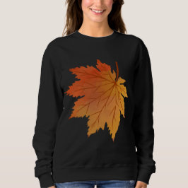 Herfst Maple Leaf Art T-shirt – Herfstkleuren Mini