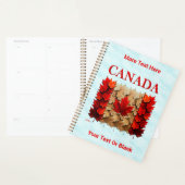 Herfst Maple Leaf Canadese vlag Planner (Display)