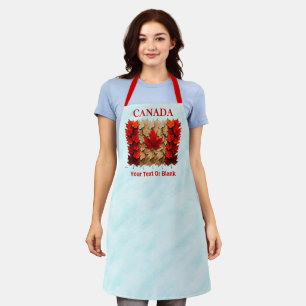 Herfst Maple Leaf Canadese vlag Schort