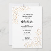 Herfst Maple Leaf Edge Vrijgezellenfeest Kaart (Voorkant)