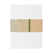 Herfst Maple Leaf Wedding Belly Band Uitnodigingen Wikkel (Achterkant Voorbeeld)
