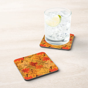 Herfst Maple Leaves Bier Onderzetter