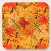 Herfst Maple Leaves Bier Onderzetter (Voorkant)