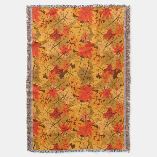 Herfst Maple Leaves Deken (Voorkant Verticaal)