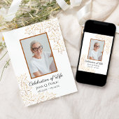 Herfst Maple Leaves Edge Viering van het leven Kaart