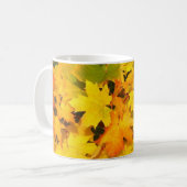 Herfst Maple Leaves met Autumn Colors Koffiemok (Voorkant links)