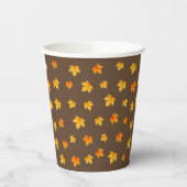 Herfst Maple Leaves Papieren Bekers (Links)