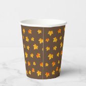 Herfst Maple Leaves Papieren Bekers (Rechts)