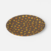 Herfst Maple Leaves Papieren Bordje (Gekanteld)