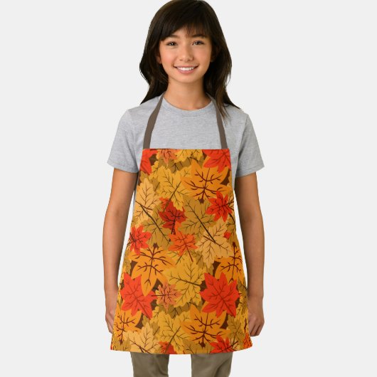 Herfst Maple Leaves Schort (Insitu)