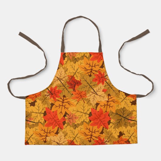 Herfst Maple Leaves Schort (Voorkant)