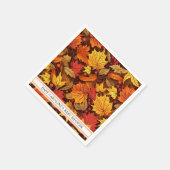 Herfst Maple Leaves Servet (Hoek)